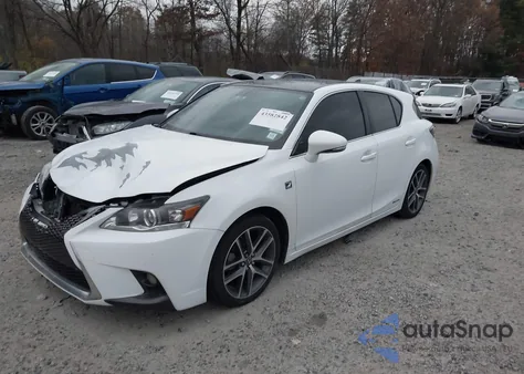 2017 Lexus Ct 200H z USA, uszkodzony, nr VIN JTHKD5BH9H2296177